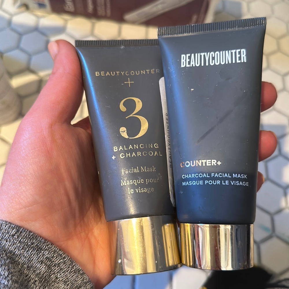 Beautycounter charcoal facial mask x2